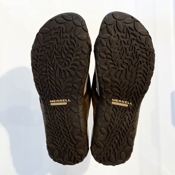New! Merrell Terran Slide Comfort Sandals - Dark Earth/Brown - Size 7M - Picture 5 of 7